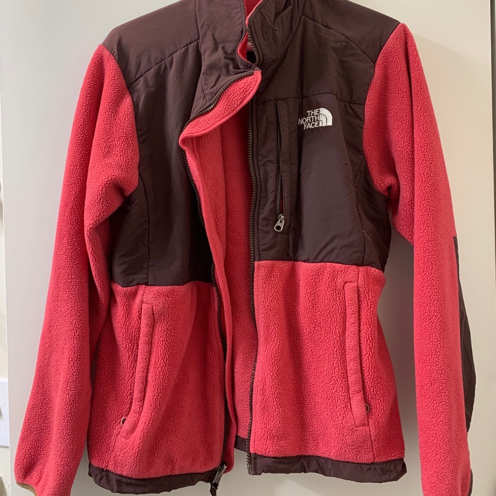 Pink north face